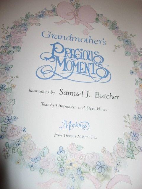 Image 2 of Grandmother's Precious Moments keepsake book new in box