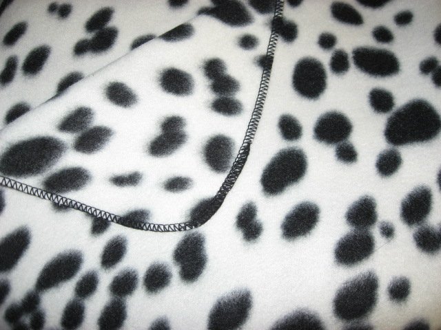 Image 0 of Dalmatian dog spot pet crate double fleece blanket