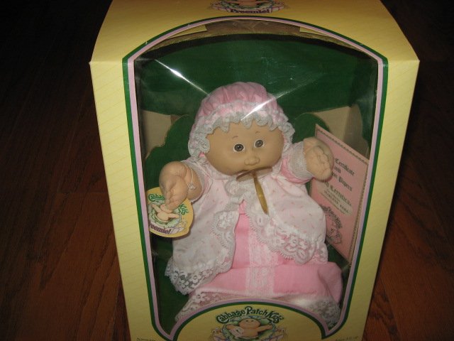 Image 0 of  Vintage Cabbage Patch Preemie Doll Marlene Reba 1983 Never removed froml box