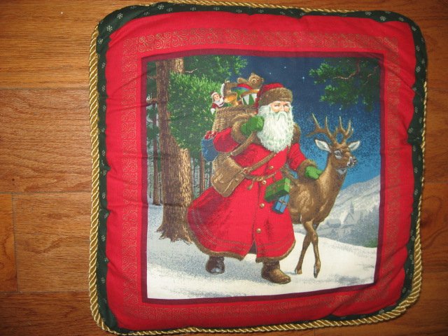 Image 0 of Old world Christmas Santa handmade 15