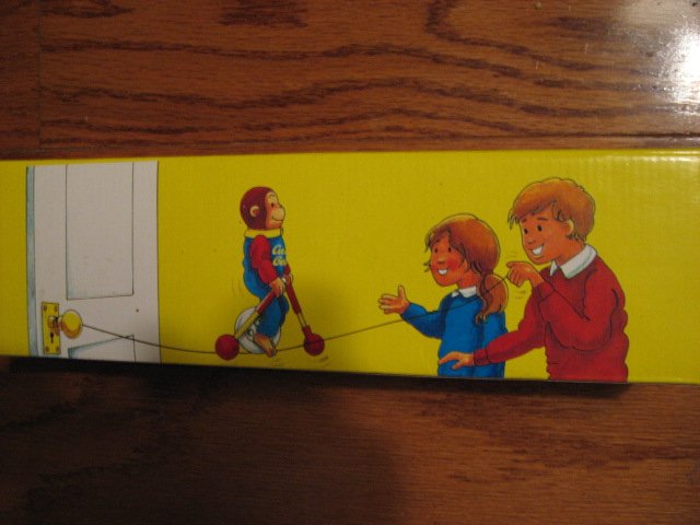 Image 1 of Curious George monkey balancing doll toy vintage Rare 1995