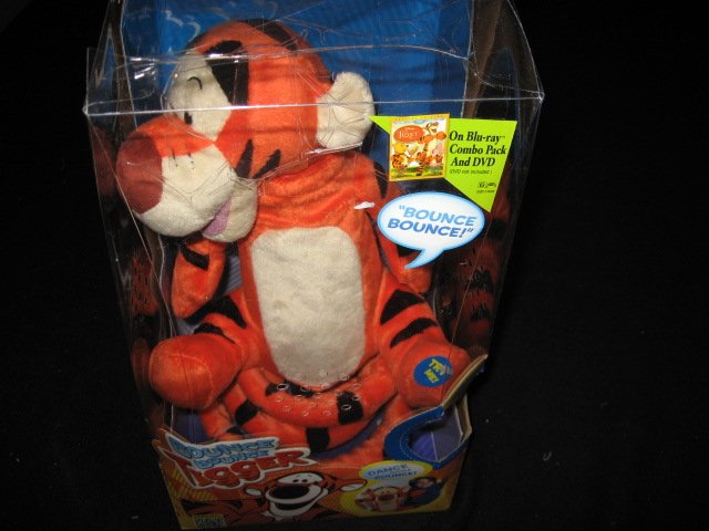 Image 0 of Tigger bounce bounce Disney toy with curly tail