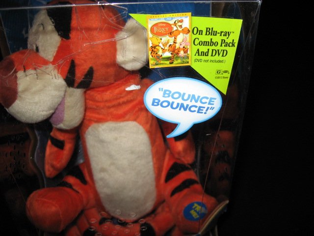 Image 1 of Tigger bounce bounce Disney toy with curly tail