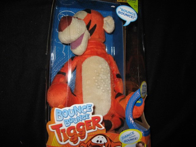Image 3 of Tigger bounce bounce Disney toy with curly tail