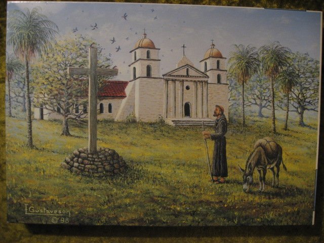 Image 0 of Franscian Missions Saint Francis and Burro Religious  500 pieces sealed  Puzzle 