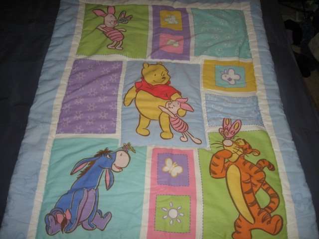 Disney Winnie the Pooh Eeyore Tigger Roo quilt