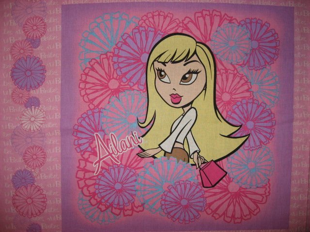 Image 1 of Lil Bratz Girls Dolls Fabric pillow panels set of four to sew