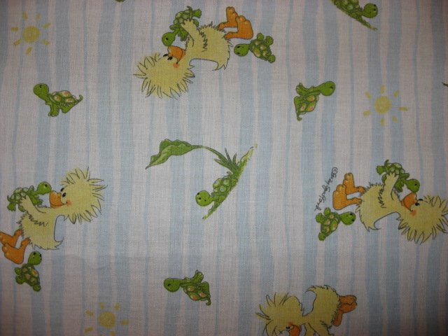 Licensed Suzy's zoo Witzy and Turtles cotton fabric By the Yard Rare!
