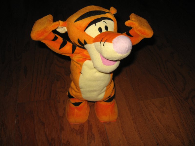 Tigger Disney tumble talking doll gently used 