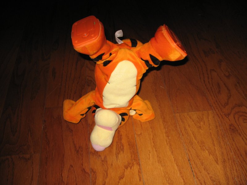 Image 1 of Tigger Disney tumble talking doll gently used 