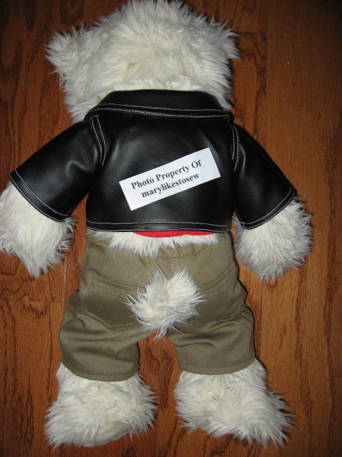 Image 1 of Build a Bear Original Black Jacket Gently Used