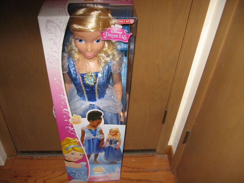 Image 0 of Cinderella Doll 3 Ft Tall Princess Disney my size Child