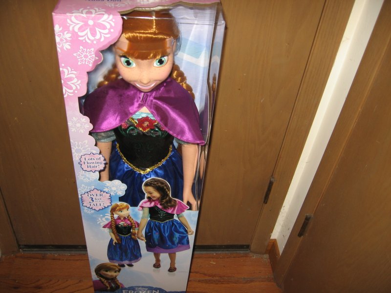 Image 0 of Frozen Anna Disney Child Size Fairytale Doll approx 3 Ft Tall Free Shipping 