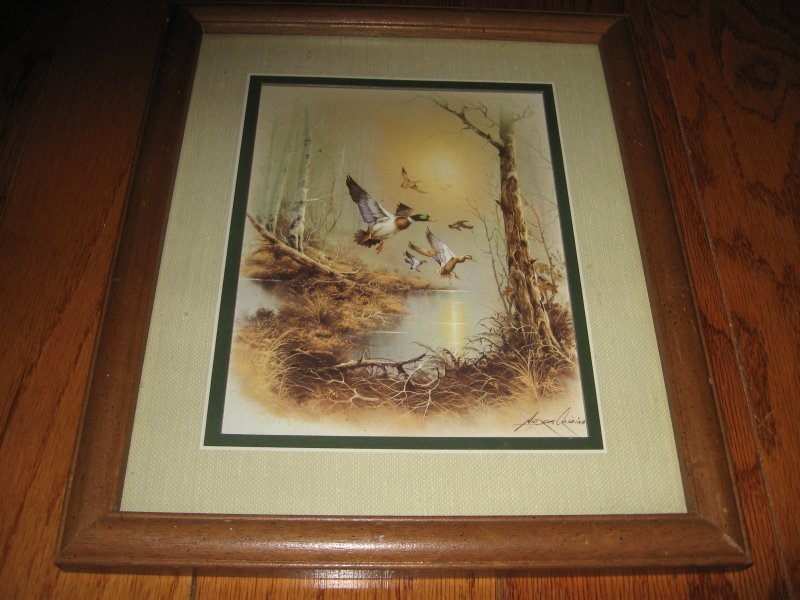 Image 0 of Morning Flying Mallard ducks Andres Capinas Art Waterfowl Signed Print 11