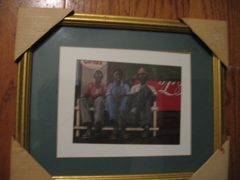 African American Men of the Bench reproduction by Brenda Joysmith  
