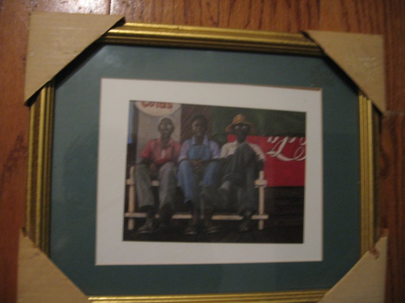 Image 0 of African American Men of the Bench reproduction by Brenda Joysmith  free shipping