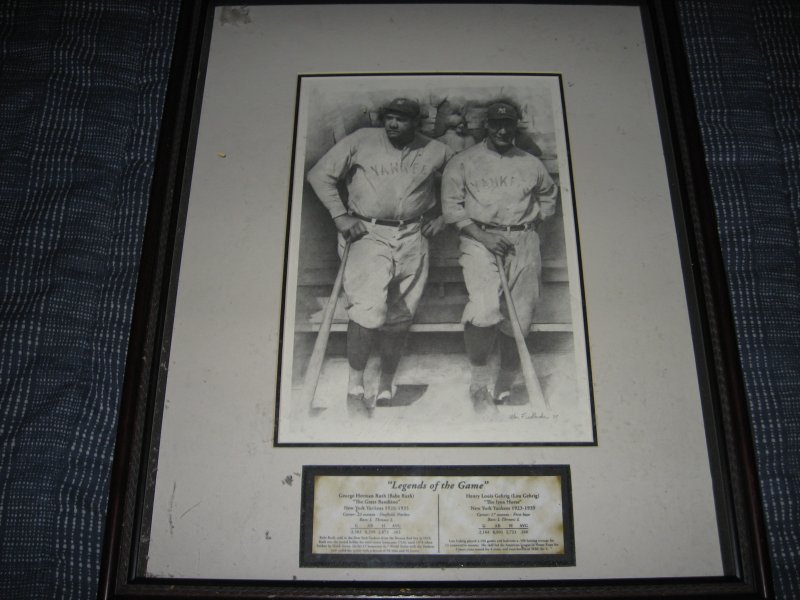 Image 0 of Babe Ruth and Lou Gehrig Legends of the Game by Allen Friedlander free shipping