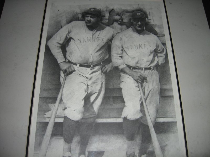 Image 2 of Babe Ruth and Lou Gehrig Legends of the Game by Allen Friedlander free shipping