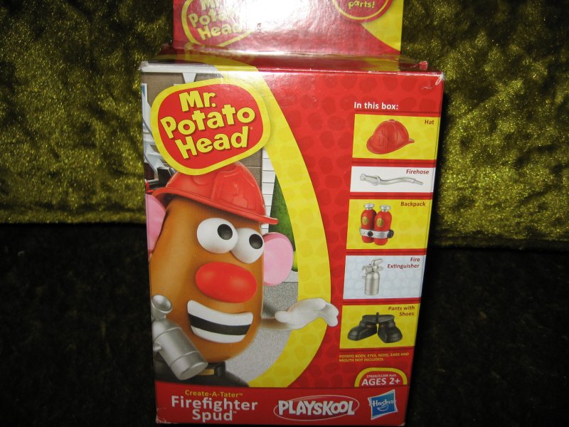 Mr Potato Head firefighter mix and match parts