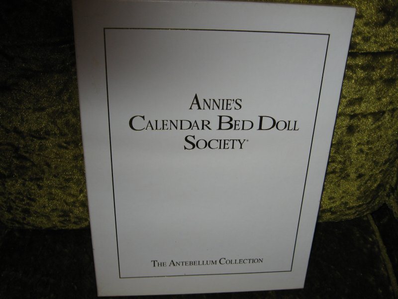 Annie's calendar bed doll society 12 months antebellum collection new