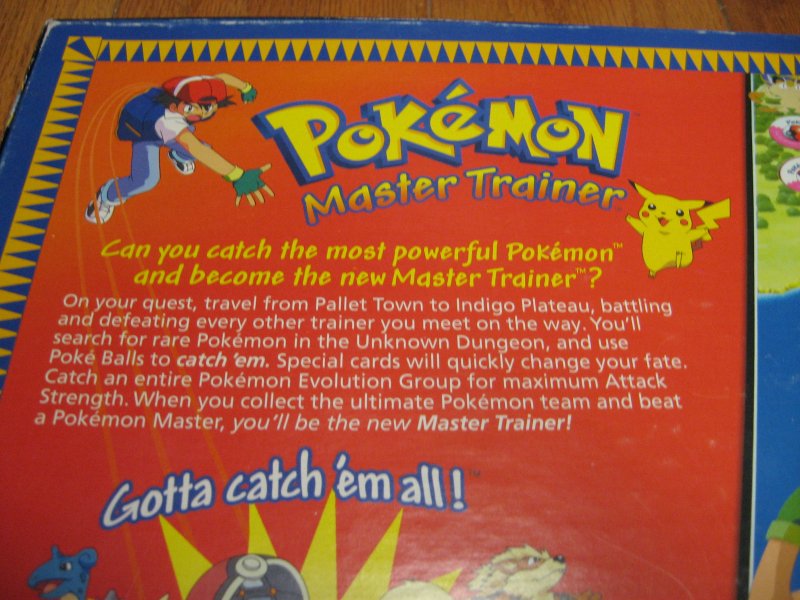 Image 1 of Pokemon Master Trainer Board Game Rare Ages 7 and Up 2-6 Players