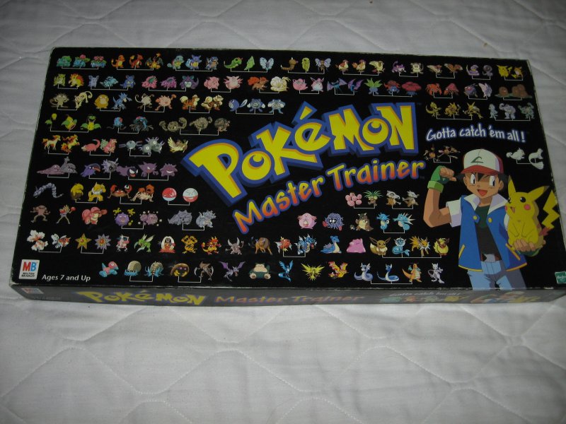 Image 0 of Pokemon Master Trainer Board Game Rare Ages 7 and Up 2-6 Players
