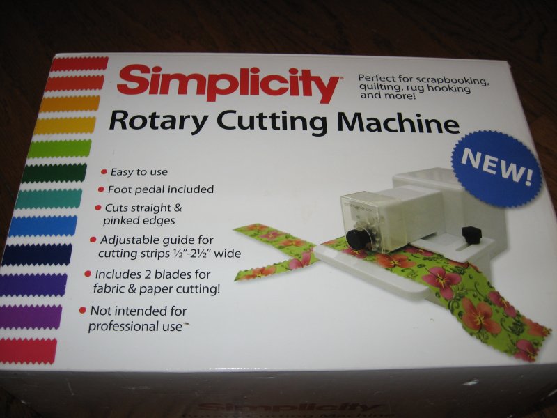 Simplicity Rotary Cutting Machine new for cutting fabric By The Yard