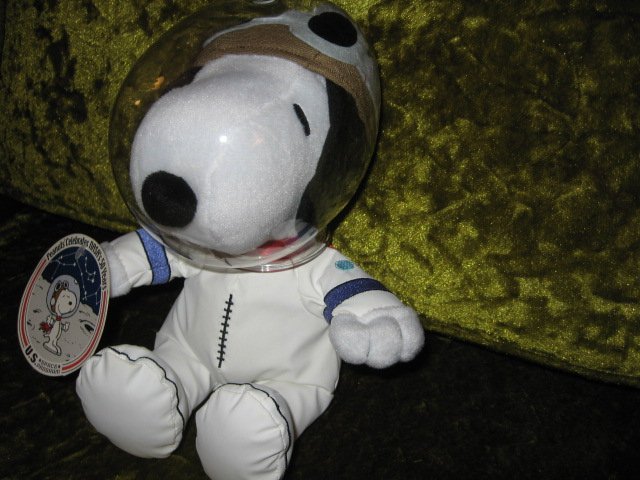 Image 1 of Peanuts Snoopy NASA 50 year astronaut doll new with tag