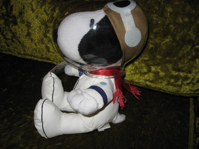 Image 2 of Peanuts Snoopy NASA 50 year astronaut doll new with tag