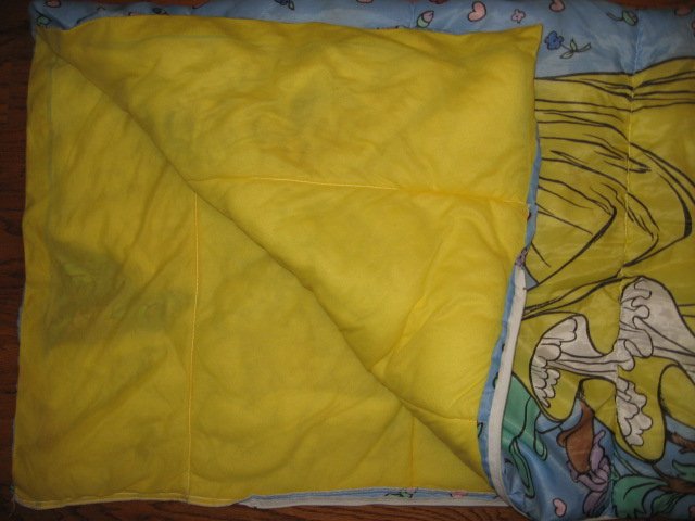 Image 2 of Disney Snow White Seven Dwarfs Princess comforter or sleeping bag 60X55 inches/