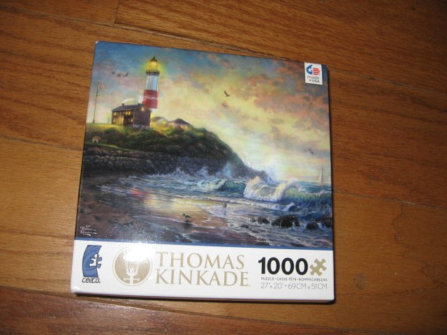 Image 0 of Thomas Kinkade Light of Hope 1000 piece Puzzle  unopened  