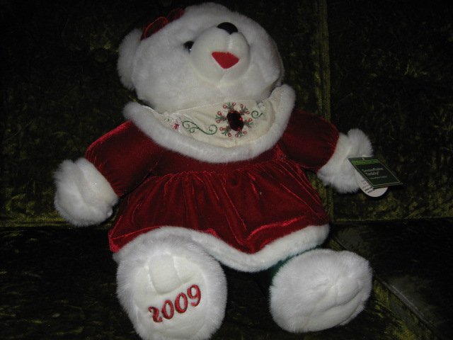 Image 1 of Snowflake girl Teddy DanDee Collectible Bear plush NWT 2009 19