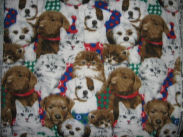 cat dog  breeds plush double thick polar fleece throw          