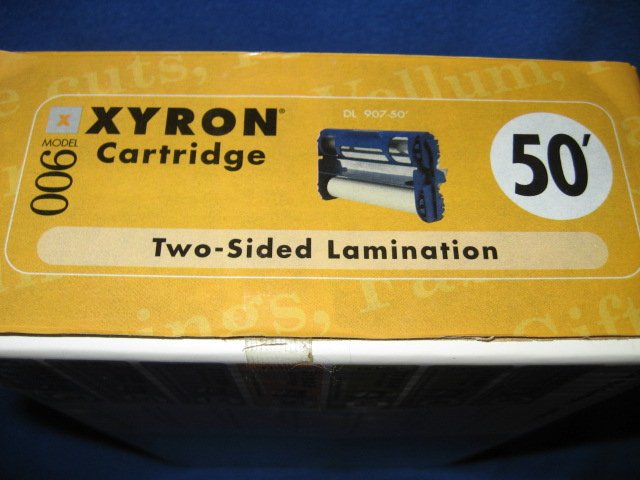 Image 1 of Xyron 900 cartridge two sided laminatation new