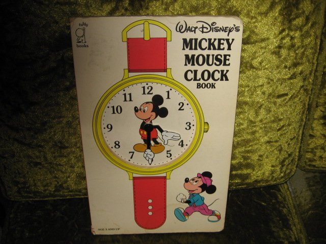 Image 0 of Mickey Mouse Disney Learn to use Clock Book Ages 3 and up