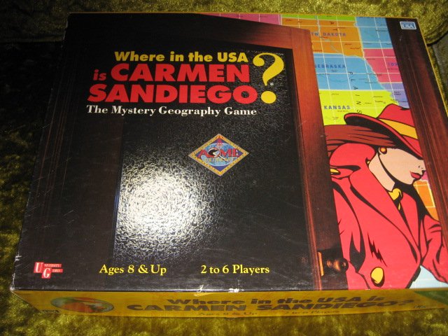 Where in the USA is Carmen Sandiego Mystery Geography Game