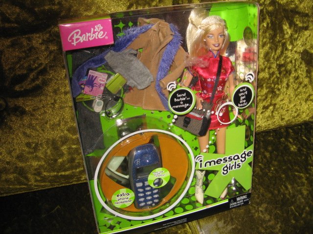 Image 2 of Doll Barbie and accessories I Message Girls New In Box Rare