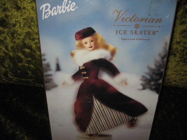 Image 1 of Victorian Ice Skater Barbie new in box rare 2000