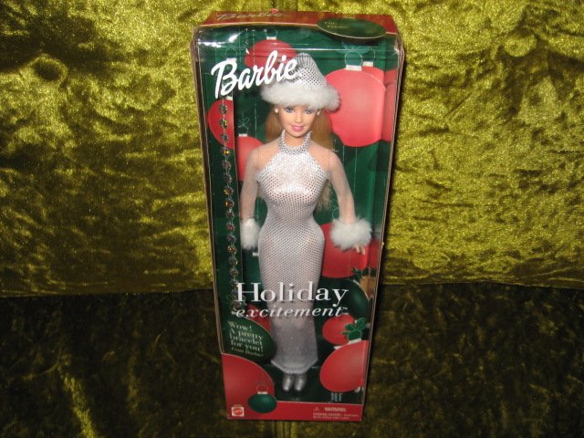 Image 0 of Holiday Excitement  new in box rare 2001 Barbie