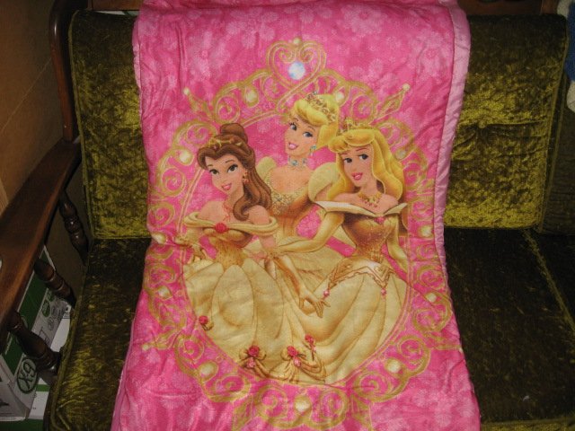 Disney Princess sleeping bag with carrying case