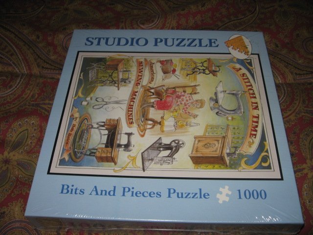 Image 0 of Studio Stitch In Time bits and pieces 1000 piece puzzle 20 X 27 