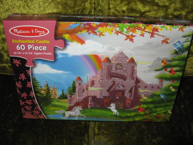 Image 0 of Puzzle Enchanted Castle 60 pc sealed new 10 by 14