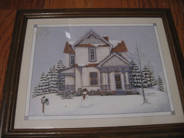 Victorian house drawing pen and ink reproduction Artist Kay Lamb Shannon
