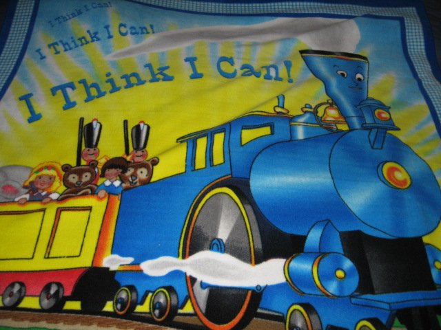 Image 2 of Little Engine That Could Child Bed size Fleece Blanket 48