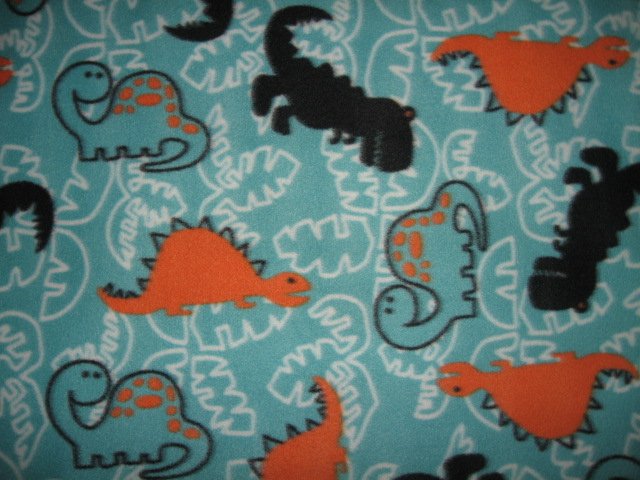 Image 0 of Dinosaur  toddler Fleece Blanket 36x58 inch