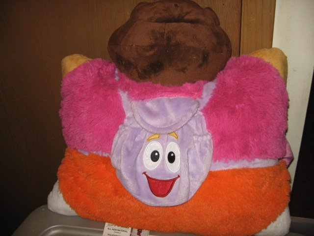 Image 1 of Dora the Explorer 17 inch plush Pillow Pet 