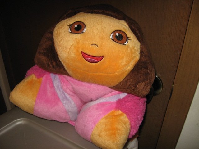 Image 2 of Dora the Explorer 17 inch plush Pillow Pet 