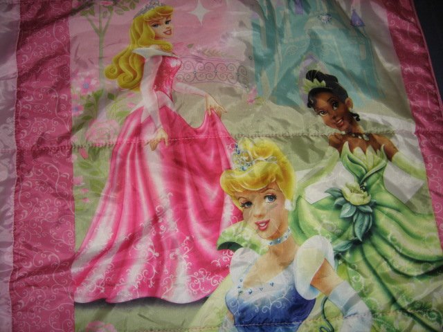 Image 1 of Disney sleeping beauty friends like new comforter or sleeping bag 52X55 inches/
