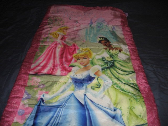 Image 3 of Disney sleeping beauty friends like new comforter or sleeping bag 52X55 inches/