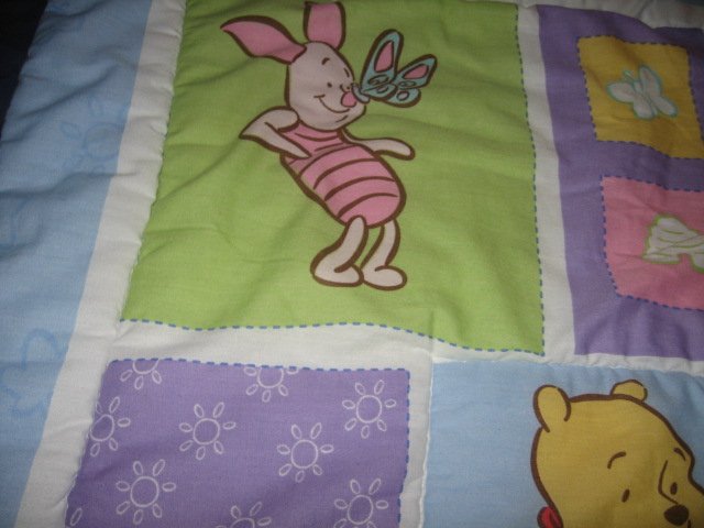 Image 3 of Disney Winnie the Pooh Eeyore Tigger Roo quilt